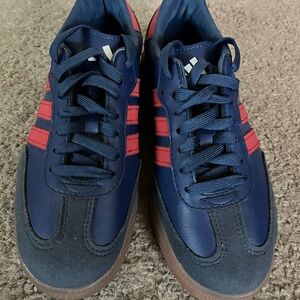 Adidas Velosamba Blue and Red Sneakers